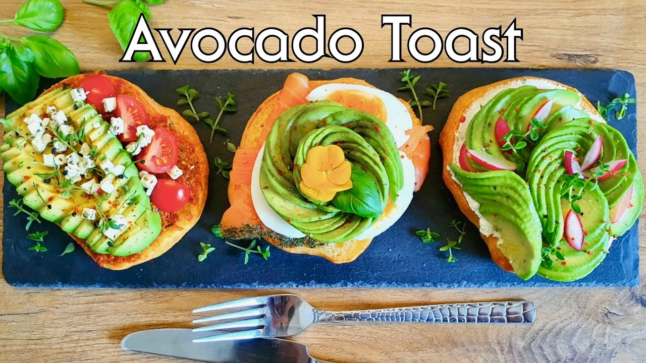 Healthy Breakfast Ideas for Weight Loss // 3 Simple Avocado Toast Recipes // Keto and Low Carb