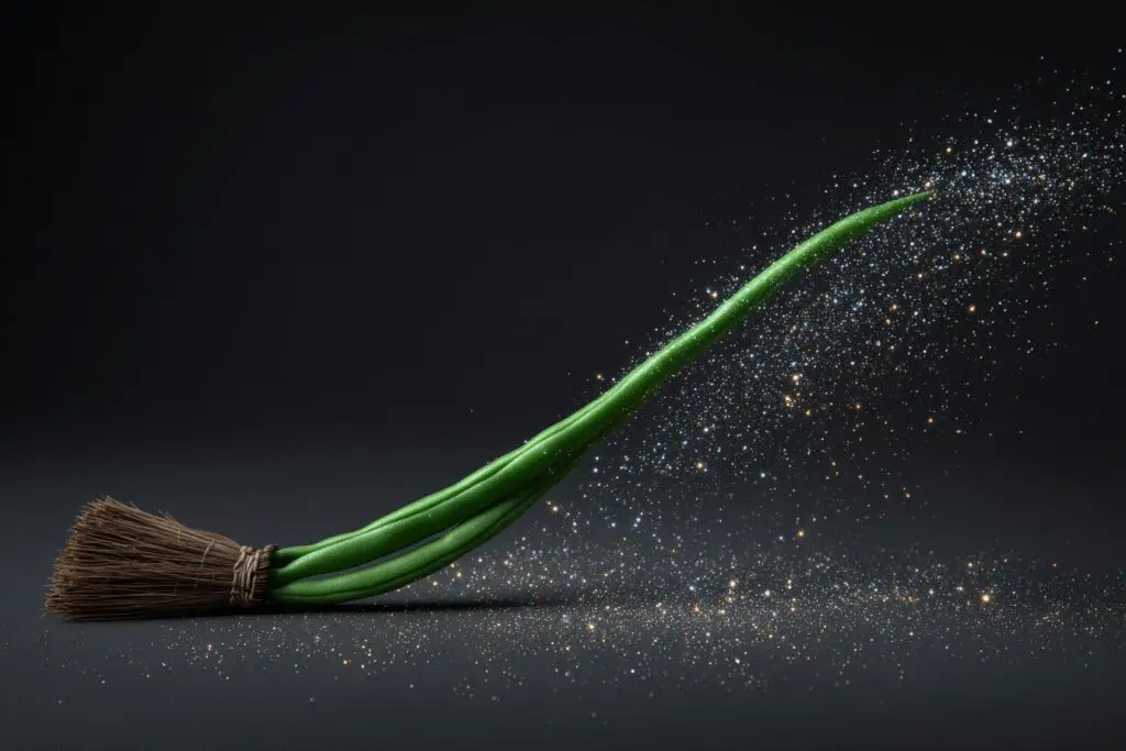 A green bean sweeping away crumbs a visual guide for the FAQ on are green beans good for weight loss A green bean sweeping away crumbs a visual guide for the FAQ on are green beans good for weight loss