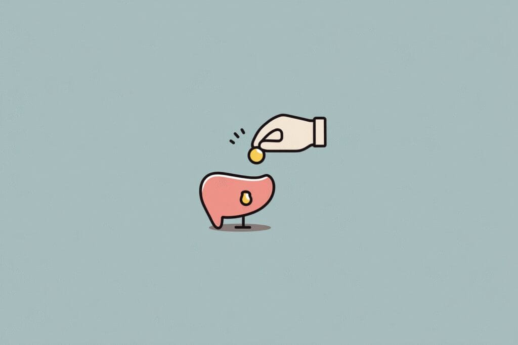 A chickpea expanding to fill a stomach answering the FAQ on are chickpeas good for weight loss